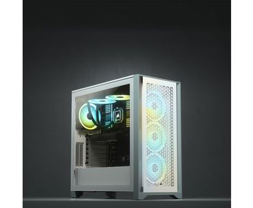 CAJA SEMITORRE ATX 4000D AIRFLOW TG WHITE CORSAIR