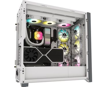 CAJA SEMITORRE ATX 5000D AIRFLOW TG WHITE CORSAIR