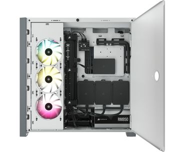 CAJA SEMITORRE ATX 5000D AIRFLOW TG WHITE CORSAIR