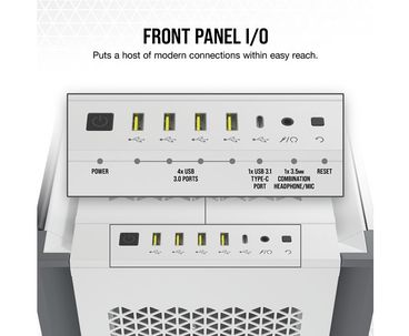 CAJA TORRE ATX 7000D AIRFLOW TG WHITE CORSAIR