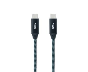 CABLE TYPE-C A TYPE-C USB 3.2 GRIS/NEGRO 2M NANOCABLE