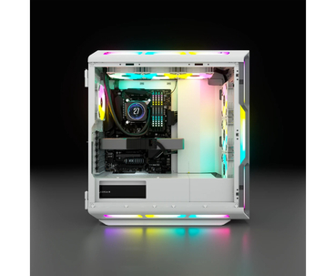 CAJA SEMITORRE ATX ICUE 5000T RGB TG WHITE CORSAIR