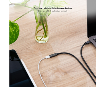 CABLE USB-C 3.2 GEN2x2 20Gbps 3A 4K USB-C/M USB-C/H 2 M NEGRO NANOCABLE