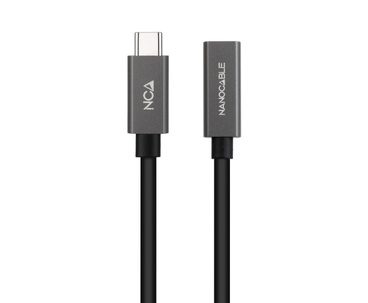 CABLE USB-C 3.2 GEN2x2 20Gbps 3A 4K USB-C/M USB-C/H 2 M NEGRO NANOCABLE