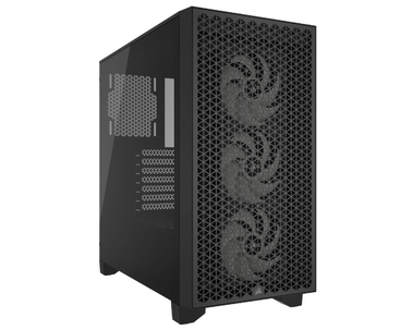 CAJA SEMITORRE ATX 3000D RGB AIRFLOW TG BLACK CORSAIR