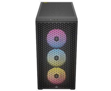 CAJA SEMITORRE ATX 3000D RGB AIRFLOW TG BLACK CORSAIR