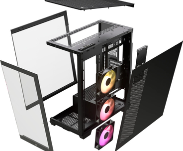 CAJA SEMITORRE ATX 3500X ARGB TG BLACK CORSAIR