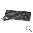 TECLADO + RATON WIRED COCOA KIT V2 NGS
