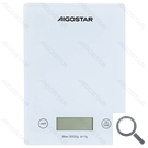 BASCULA DE COCINA DE 5 KG BLANCO AIGOSTAR
