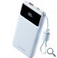 POWER BANK 10000mAh 22.5W + CABLE USB-C BLANCO VENTION