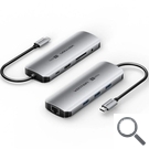 DOCKING STATION 9 PUERTOS USB-C HDMI 4K/3xUSB-A/USB-C PD/1xRJ45... GRIS VENTION