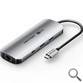 DOCKING STATION 9 PUERTOS USB-C HDMI 4K/2xUSB-A/USB-C PD/1xRJ45... GRIS VENTION