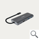 CAJA EXTERNA 6 PUERTOS PARA SSD GRIS TOOQ