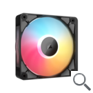 VENTILADOR AUXILIAR RX120 II ICUE LINK RGB 120MM BLACK SINGLE PACK CORSAIR