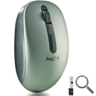 RATON NOTEBOOK OPTICO WIRELESS FOG DUAL VERDE NGS